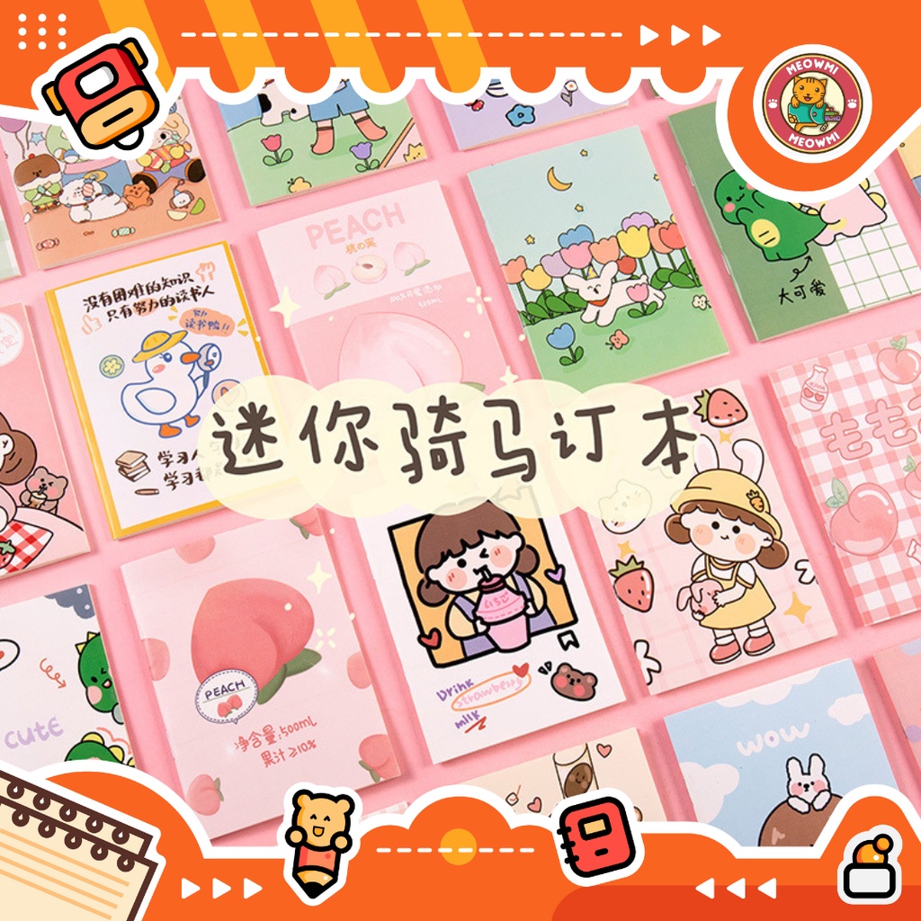 

Buku Memo Mini Unicorn Bunga Karakter Lucu MB0015
