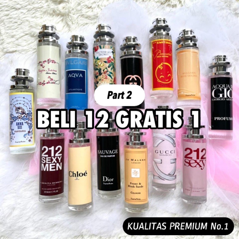 (PART 2) Parfum Thailand 35ml Original Tahan Lama Best seller | Parfume Bibit Thailand 35ml