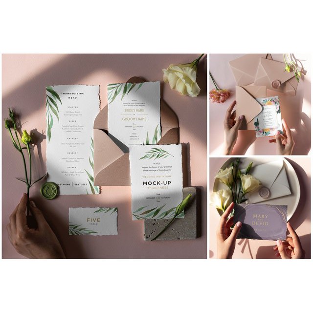 Wedding Day Mock-Up Tenderness - Adobe Photoshop