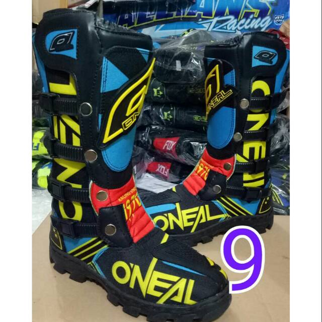 Sepatu cross trail #09 oneal motif