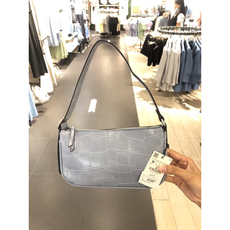 Jastip Stradivarius Croco Shoulder Bag New