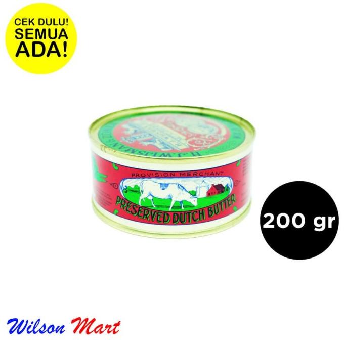 

(BISA COD) WISMAN HOLLAND MENTEGA PRESERVED DUTCH BUTTER 200 GRAM BERGARANSI Kode 229