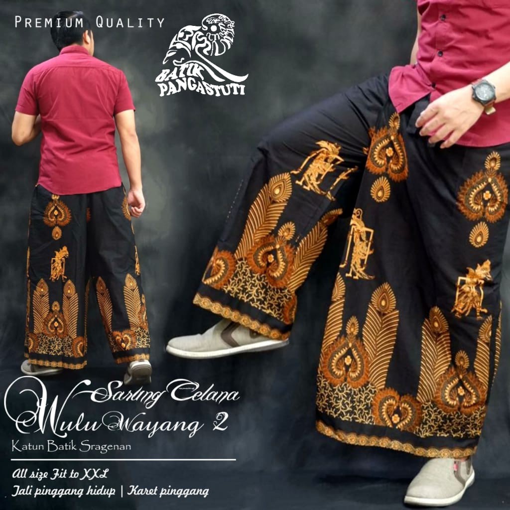 Batik Solo Sarung Moderen Premium Celana Wulu Wayang 2 Pangastuti GUSTON LAWASAN BESURO MURAKABI KALIRANG JUGOTO DAMA WAYANG SOGAN MODANG JOJO ALASPATI PEJUANG SOGAN SALUR ARMY PARIANOM BATIK SOLO AMANAH BATIKSOLOAMANAH KEMBANG SALE WEDANTA MODANG AFANDI