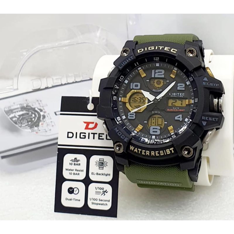 JAM TANGAN PRIA SPORTY KEREN ELEGANT DIGITEC 2125 ORIGINAL WATER RESIST