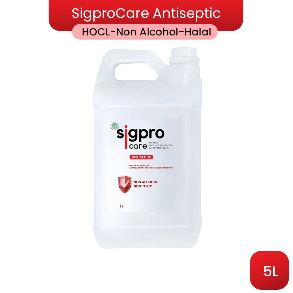 Sigprocare HOCL Antiseptic 5L Non-Alcohol Perawat Luka