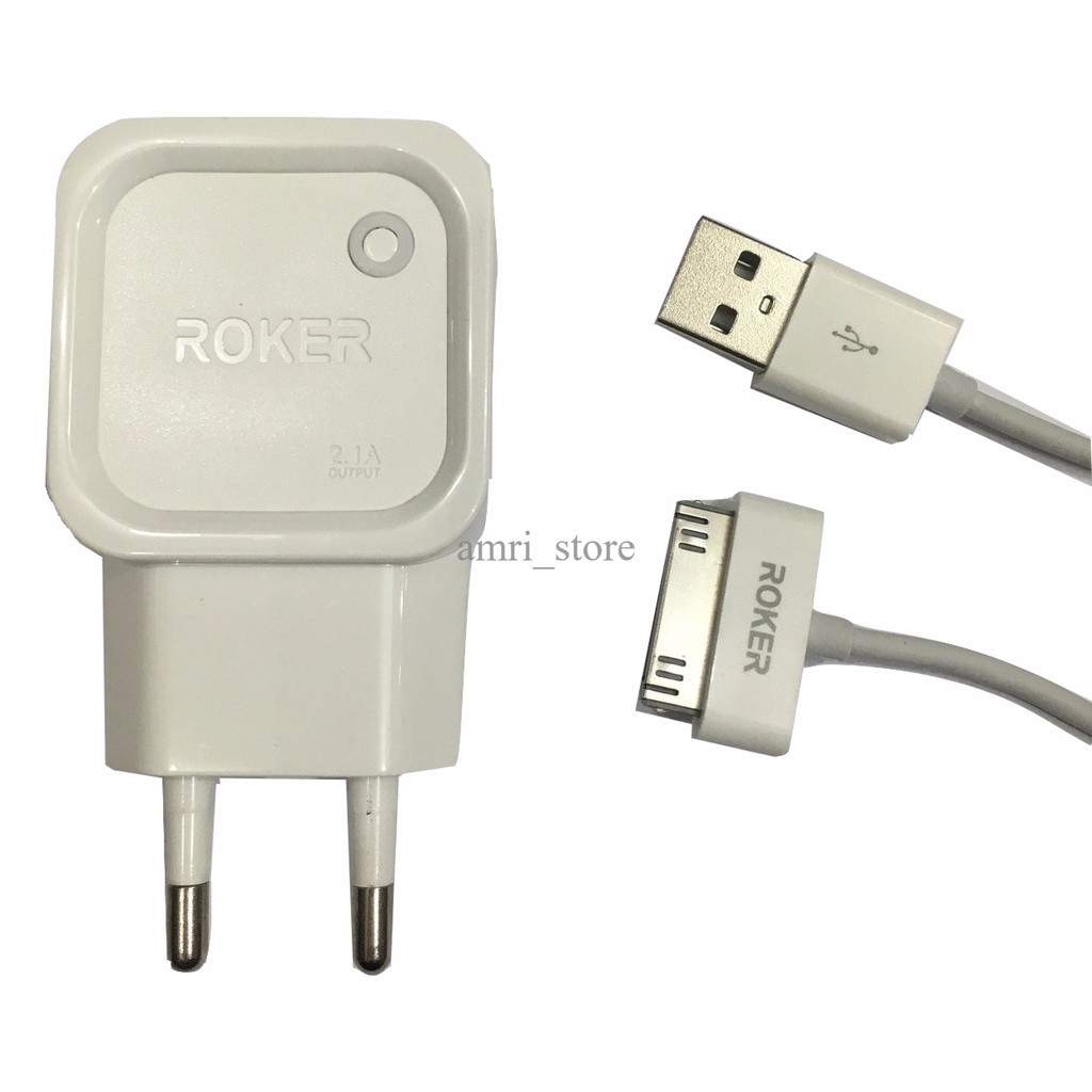 CHARGER ROKER 2.1 AMPERE *Fast Charging* for Iphone 4 Ipod 2 - 4 ipad