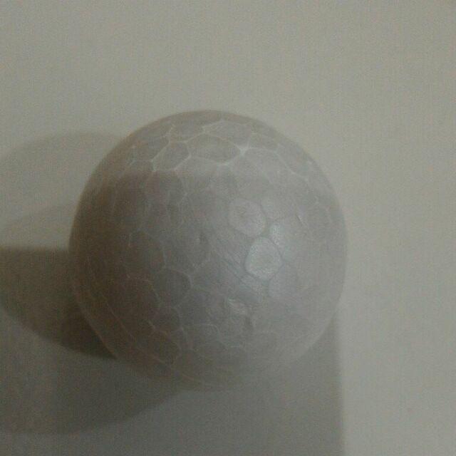 Sterofoam Bola / Bola Gabus Bulat 4 Cm