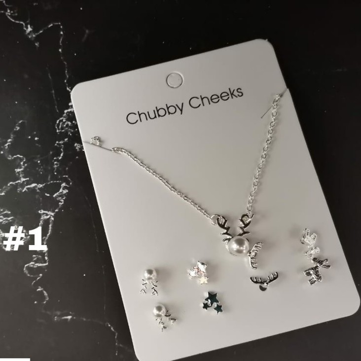 ➰CKK➰Kalung Anting Set FA05 Fashion Wanita Korea Aksesoris Murah-#1