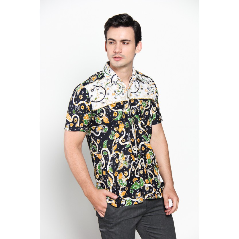 Kemeja Hem Batik Atok- Motif Papua - Bisa Seragam