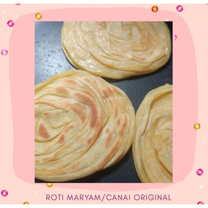 

Roti Maryam/Canai Original empuk dan gurih