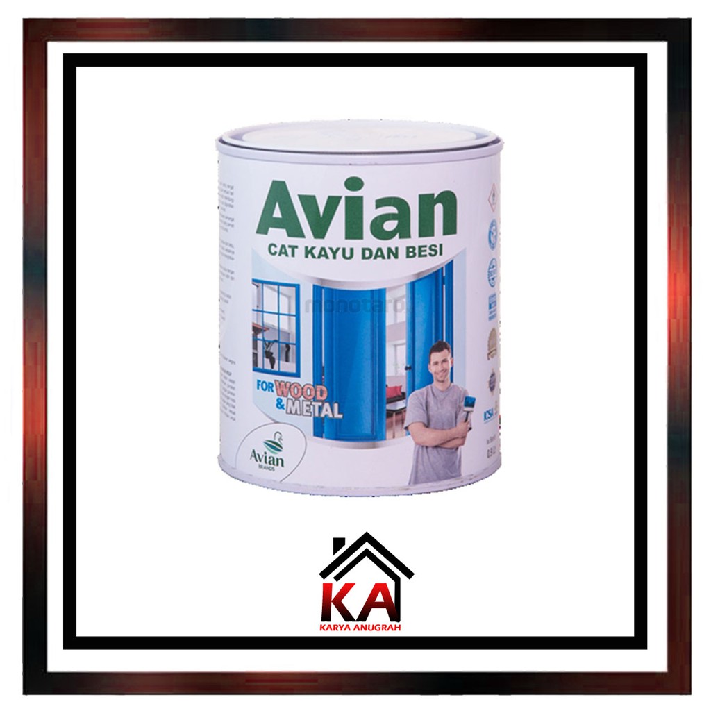 Cat Kayu dan Besi Avian 0,9 liter / 1 liter