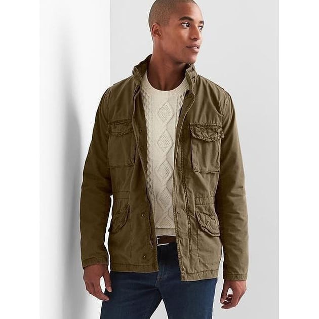 gap military jacket