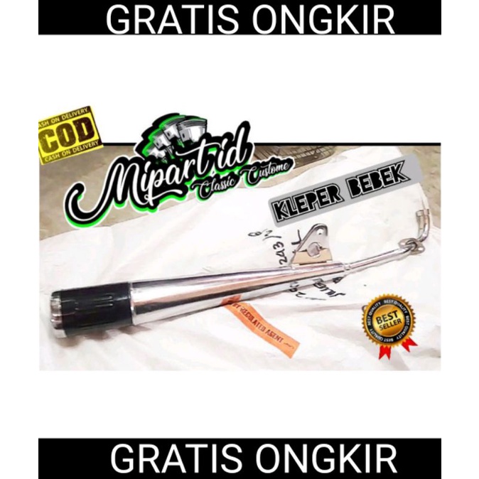 Knalpot kleper bebek semua motor bebek knalpot c70 knalpot grand knalpot supra karisma jupiter DLL