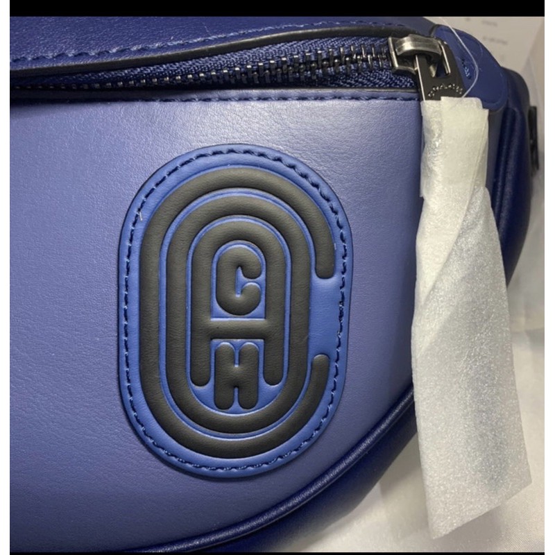 Waistbag Pria Coach Rivington Blue CH Polos Original