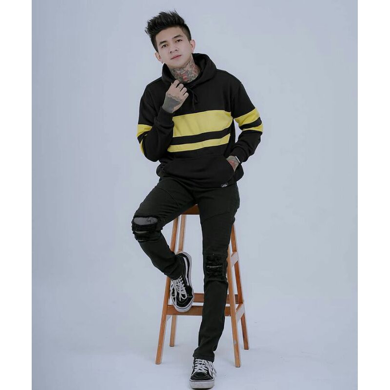 Sweater Hoodie Salviohexia Sweater Slvhx Polos Kuning