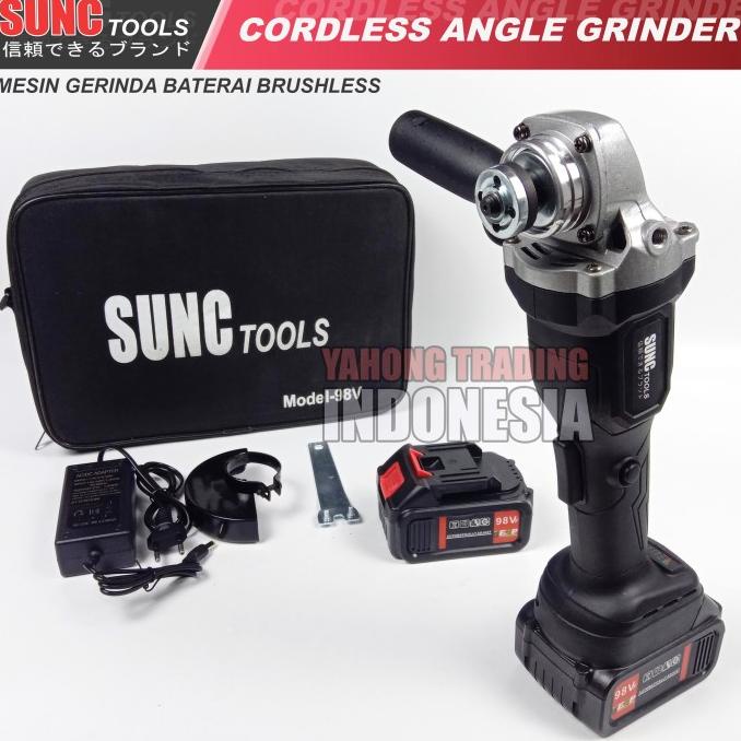 SUNC TOOLS Cordless Angle Grinder Mesin Gerinda Termurah