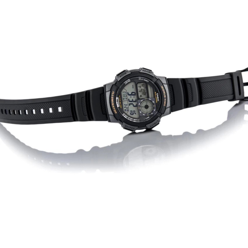 Casio Original AE-1000W-1A Jam Tangan Pria - Digital - Karet - Hitam