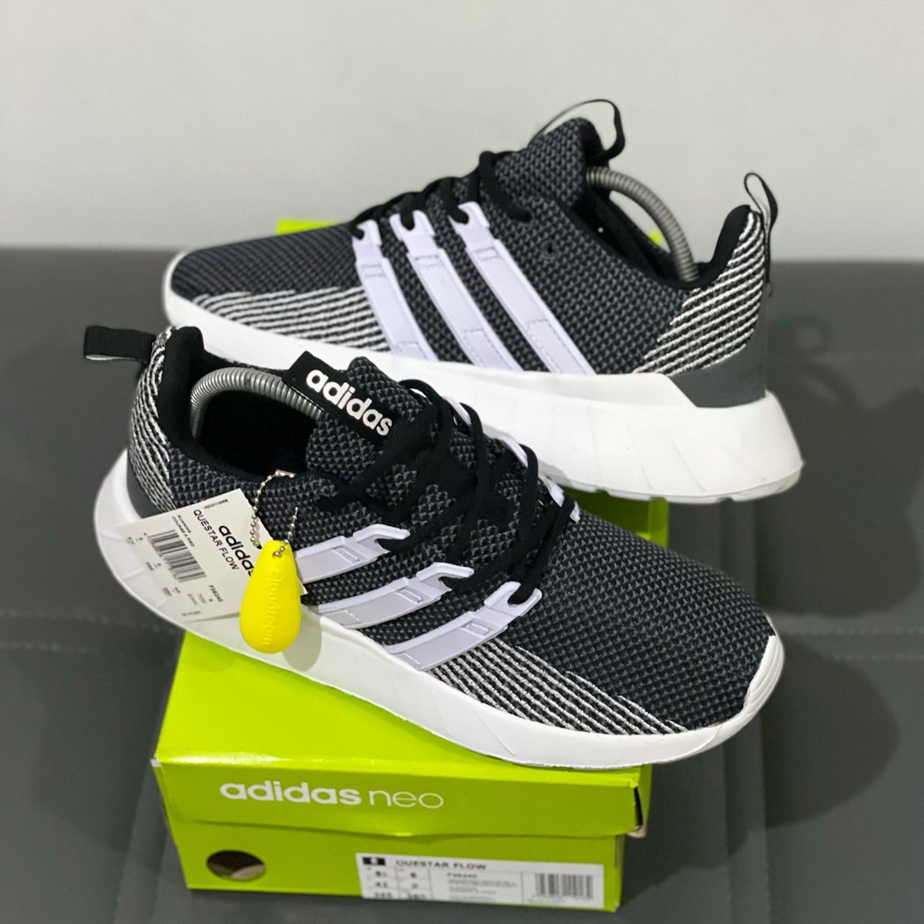 ADIDAS QUESTAR FLOW DARK GREY WHITE