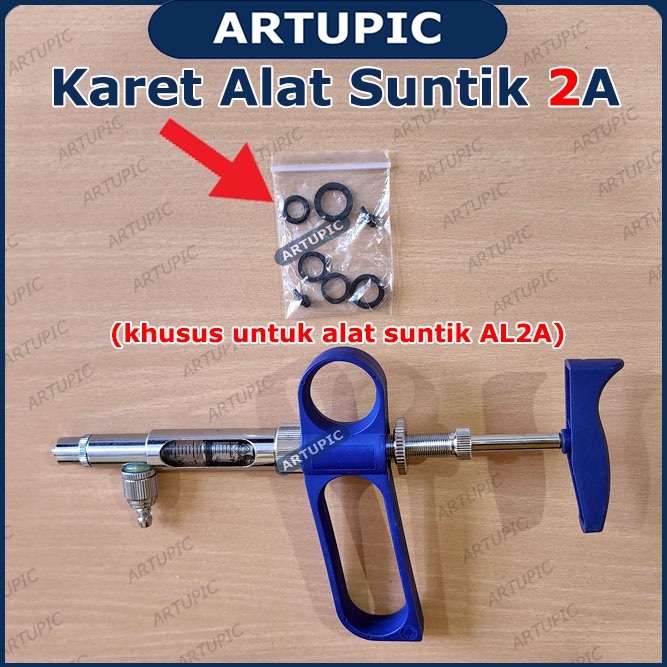 Karet Alat Suntik 2A Spareparts Syringe Ring Rubber untuk AL2A seperti Socorec 2 ml Artupic