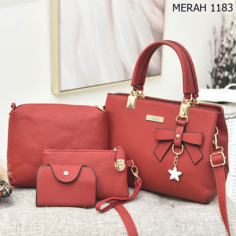 { PROMO } GROSIR TAS BATAM - WD1183 - 4in1 - TAS BATAM - TAS WANITA - TAS IMPORT - GROSIR