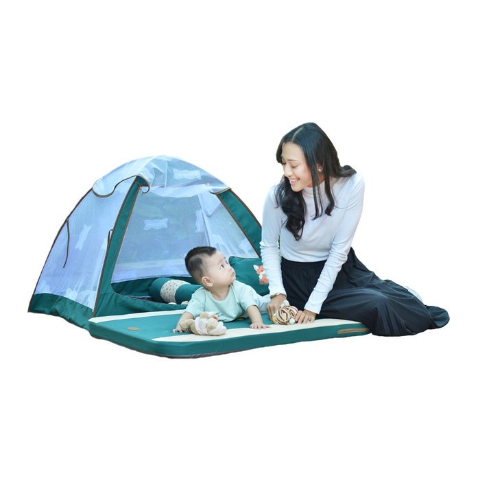 DIALOGUE BABY Kasur Bayi + Play mat dan Kelambu Tenda Foxie