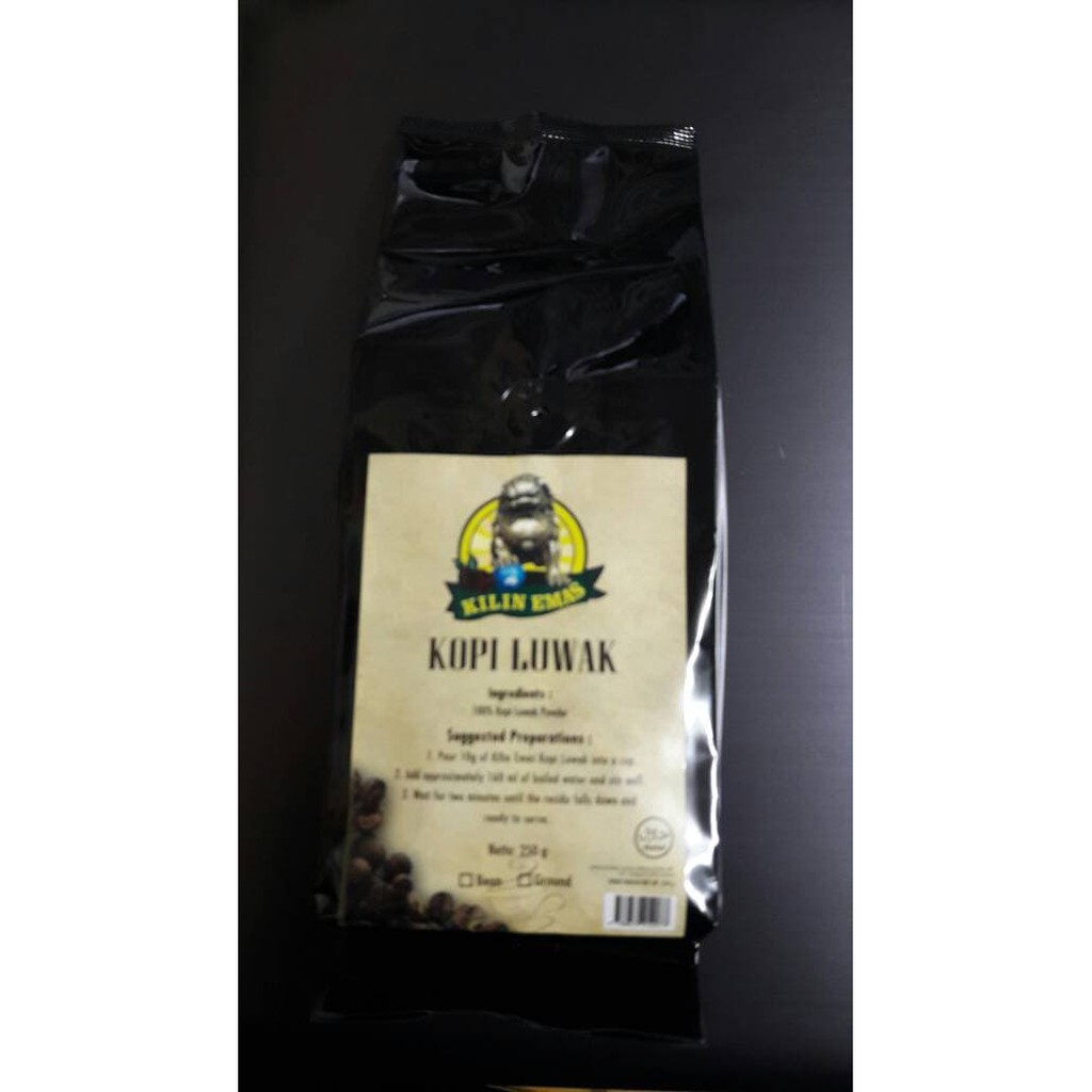 

Kopi luwak kemasan 250gr