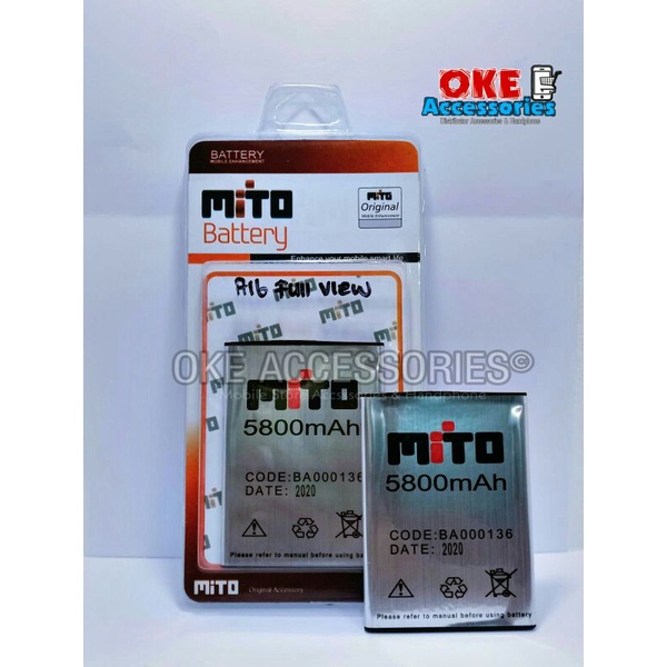 Baterai/Batre/Battery HP Mito A16 Full View / BA-000136