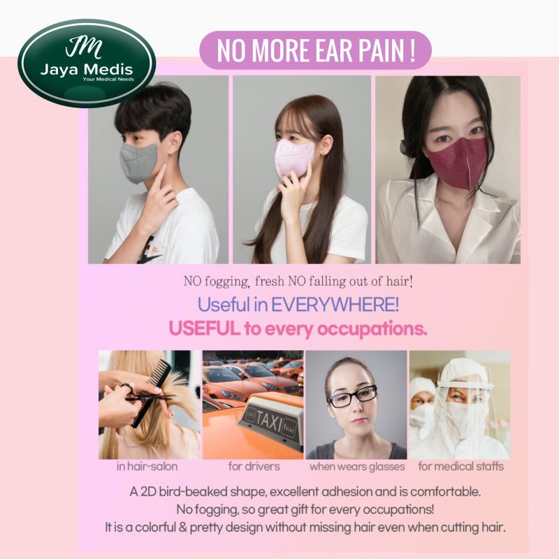 Masker Tanpa Tali Korea Style - 5 Pcs