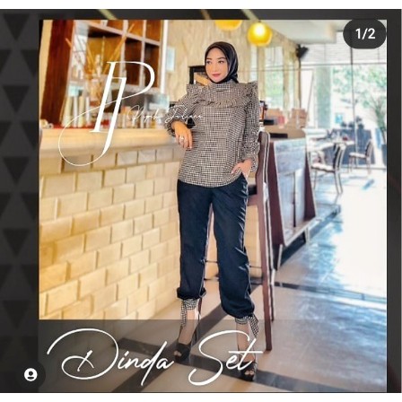 SETELAN WANITA DINDA SET BY PIPIK JULIANA p.j_clothing.id