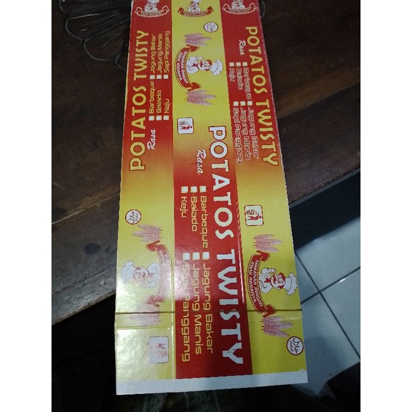 

Kertas Kentang Ulir putih/silver