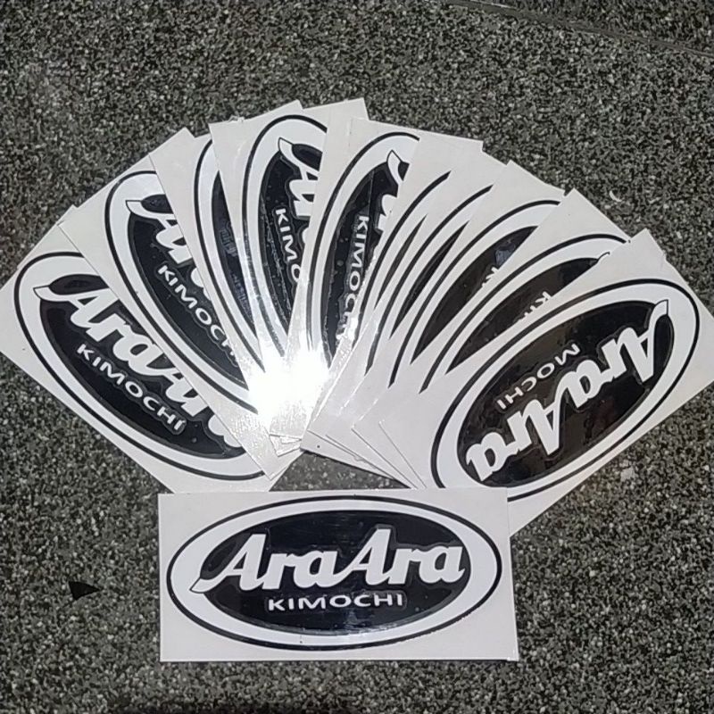 Sticker Helm AraAraKimochi Sticker Logo Helm Custom Sticker Logo Arai Sticker Helm Arai