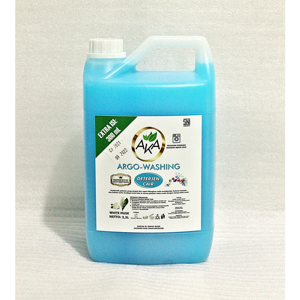 AKA PREMIUM ARGO-WASHING | Deterjen Cair Khusus Mesin Cuci 5 Liter