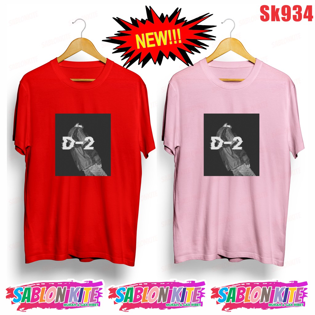 MURAH!!! KAOS KPOP AGUST D DAECHWITA D-2 SK934 UNISEX COMBED 30S