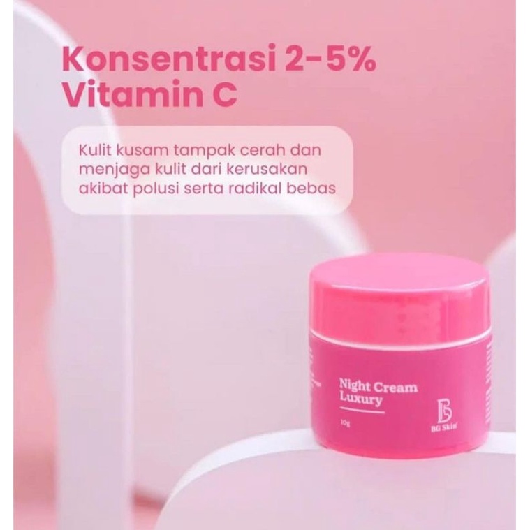 bg glow night cream luxury / beauty glow night cream luxury