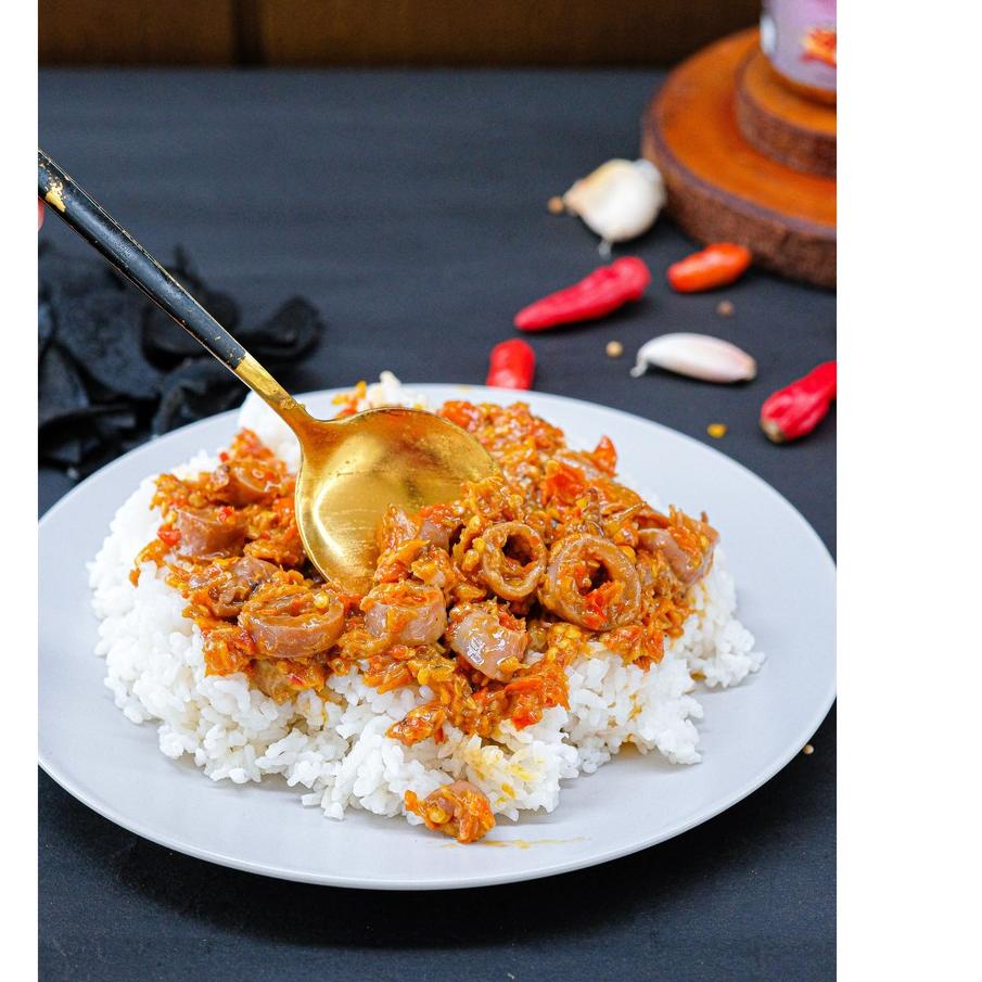 

✅Promo ⚡pesial❤ SAMBAL BU DJUI Sambal Curang Cumi Arang Best Seller paling murah