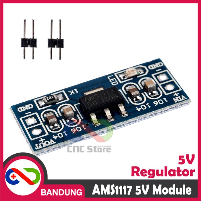 AMS1117 5V 5 1A REGULATOR STEP DOWN POWER SUPPLY ADAPTER BOARD