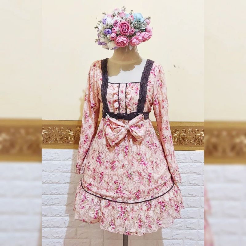 Deary Kawaii Floral Dress