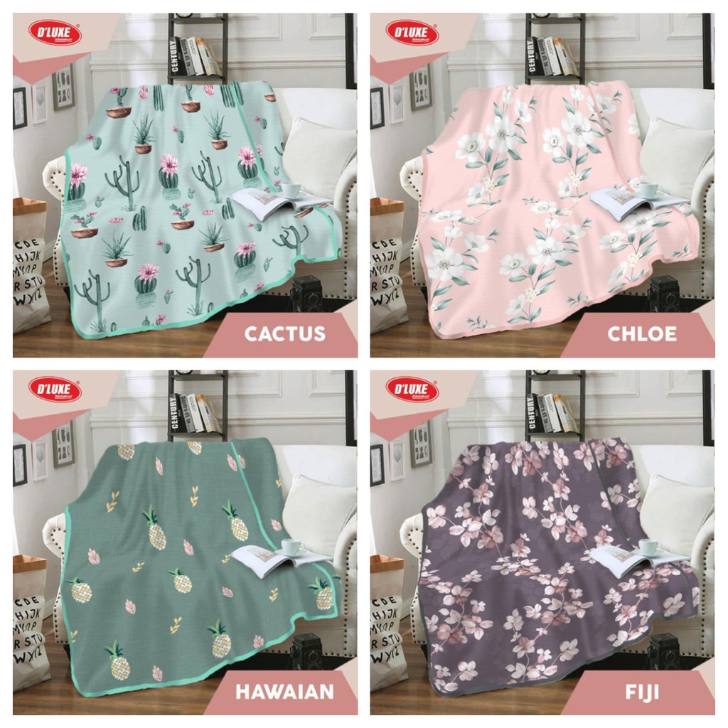 KINTAKUN ISTHANA Selimut Micro Flannel 160x200cm - Aalborg/Celestia/Unicorn/Zirafa/Abel/Albany