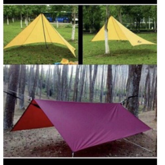 Flysheet Bushcraft Ukuran 3 x 4 meter - Flysheet Lapisan Atas Tenda