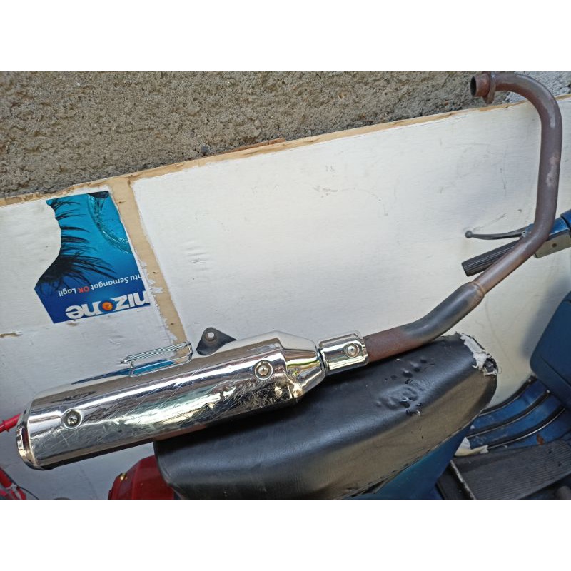 Knalpot Tiger revo bisa gl pro megapro cb dengan penyesuaian original ori copotan standar fullsystem