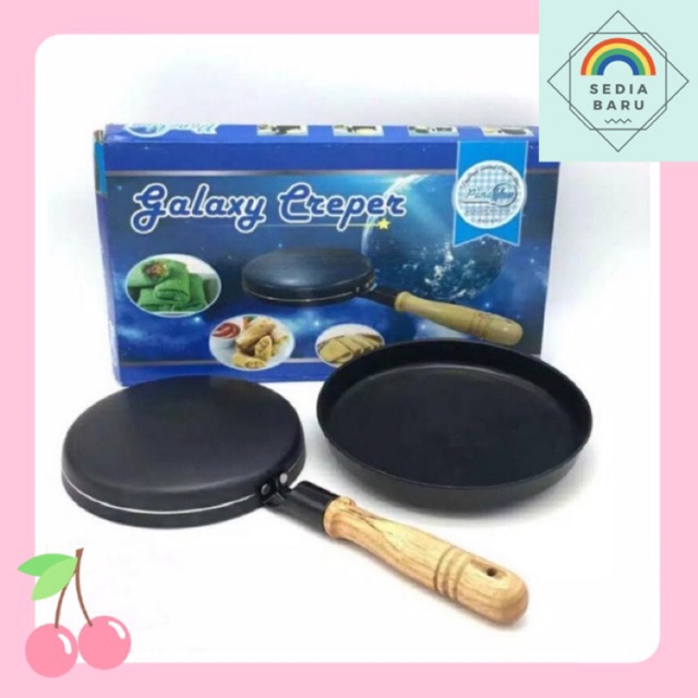Galaxy crepes Maker Wajan kebalik / multi creper / teflon pembuat kulit lumpia/ cetakan kulit lumpia