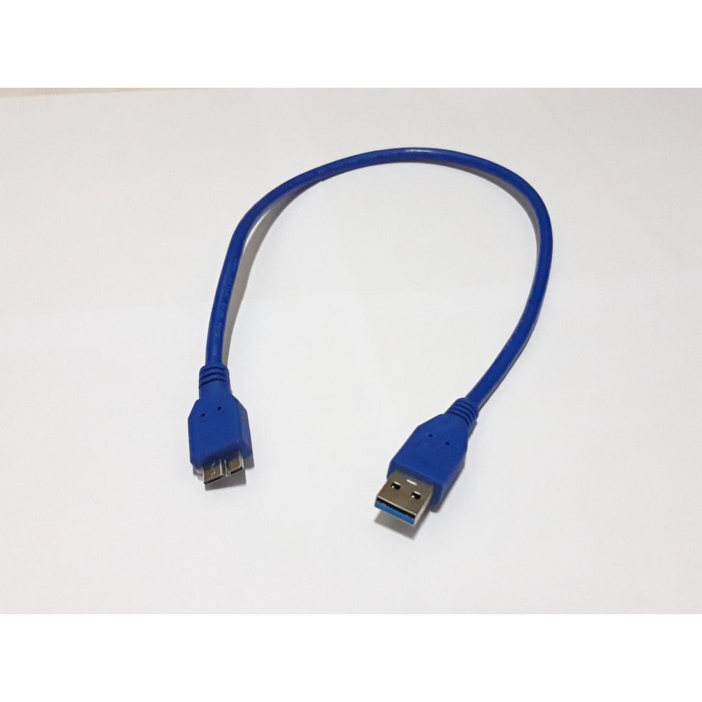 Kabel usb micro 3.0 50cm warna Biru