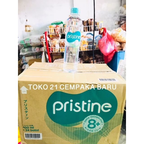 

Pristine 8+ Air Minerale 400ml 1 KARTON isi 24 BOTOL | Detox PH 400 ml (BERKUALITAS)