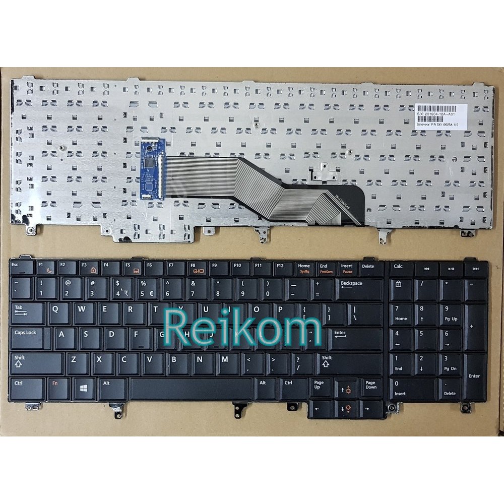 Keyboard Laptop Dell Latitude E5520 E5520m E5530 E6520 E6530 E6540