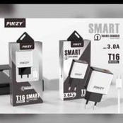 PINZY qualcomn quick charger 3.0 T16 model smart travel charger