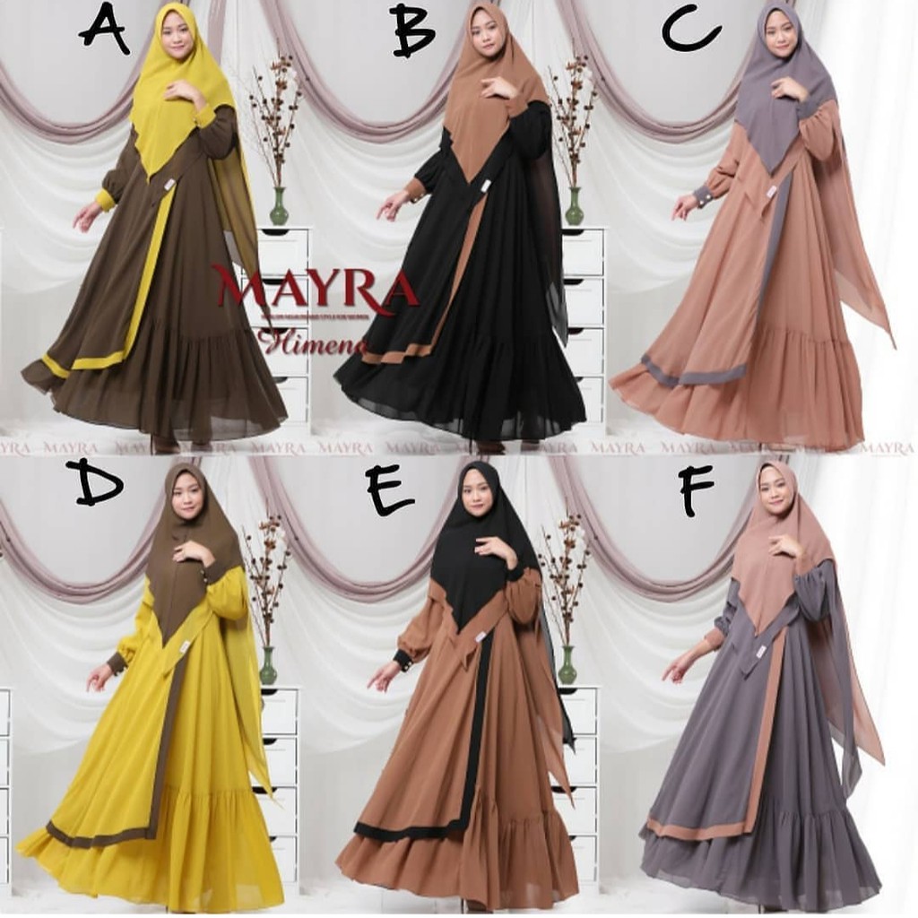 gamis hinema syari original by mayra