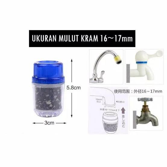 Saringan Keran Penjernih Air Water Filter Carbon