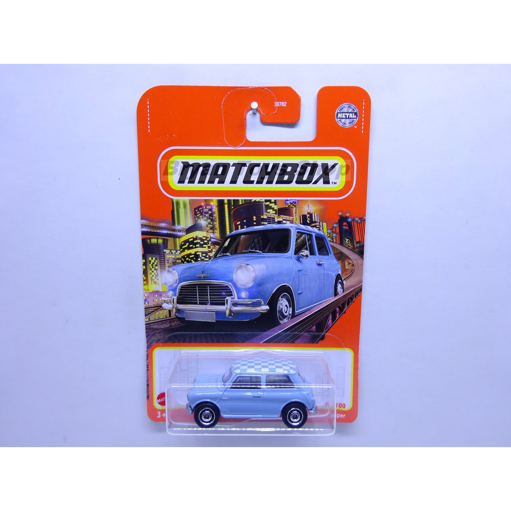 Matchbox 1964 Austin Mini Cooper Biru