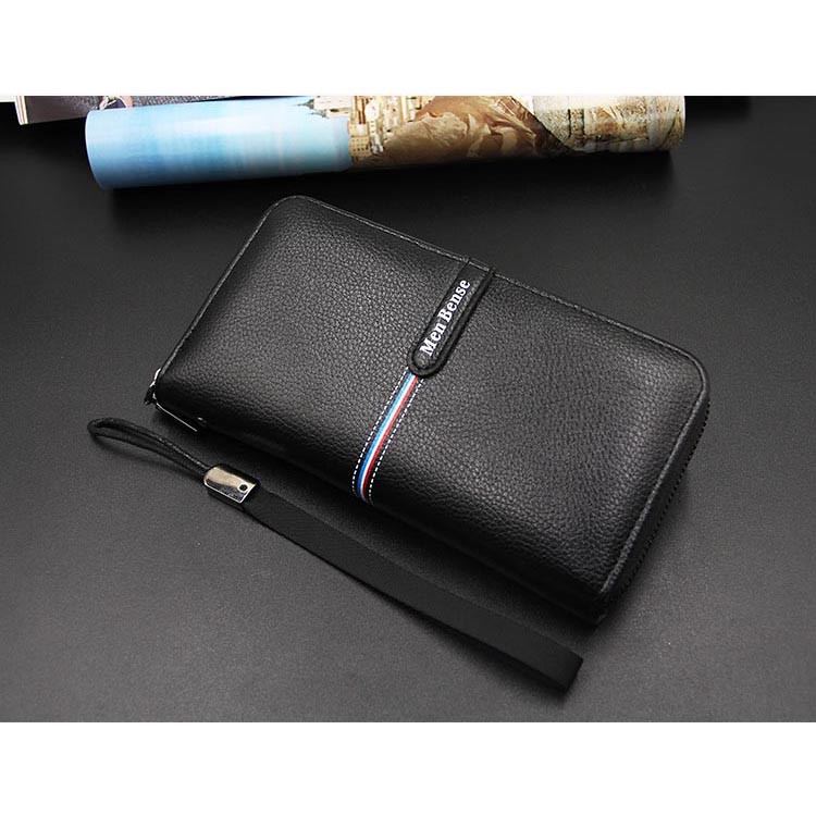 Dompet Clutch Men Bense - 888-4 - Black