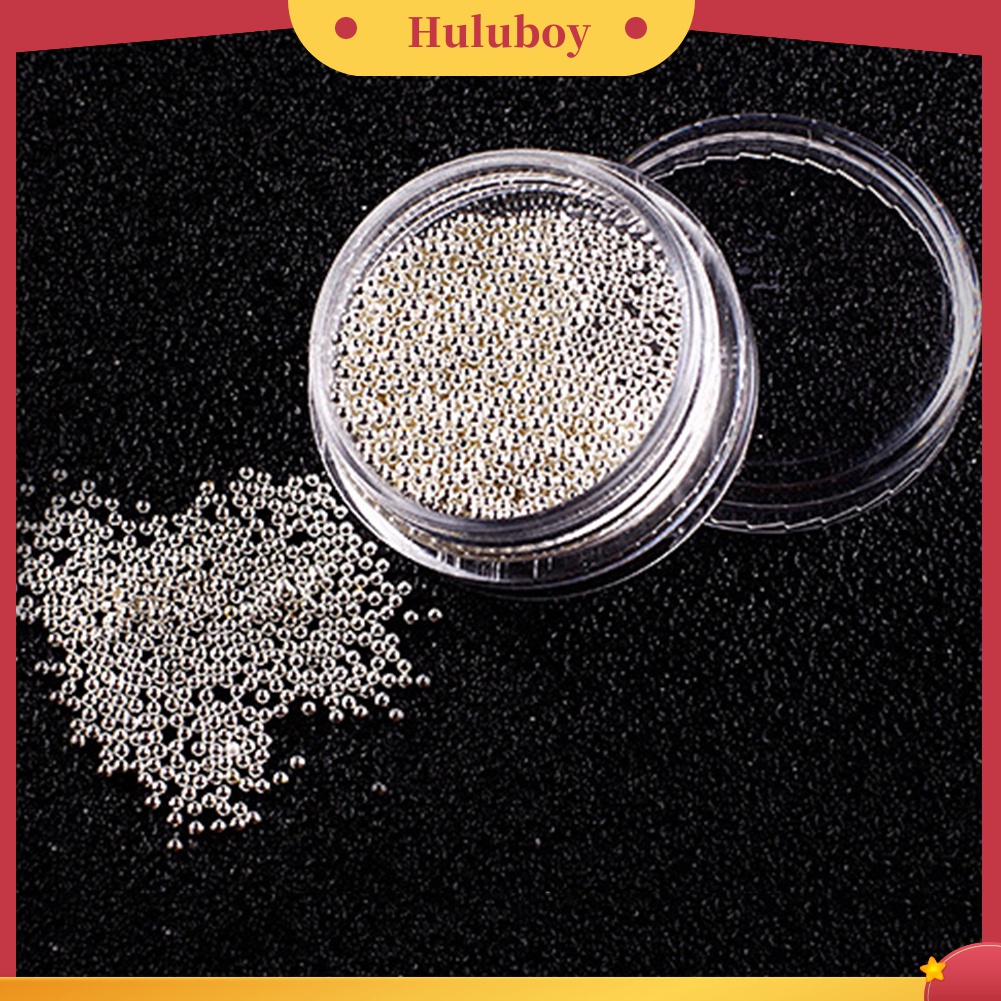 Huluboy Huluboy♡ Manik-manik Stud Mikro 3D Bahan Alloy Untuk Dekorasi Manicure UV Gel Akrilik